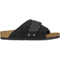 Birkenstock Kyoto Nubuck/Suede Leather - Black