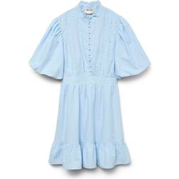 Vero Moda Kleid Vmclover Kurzes Kleid für Damen - Blau