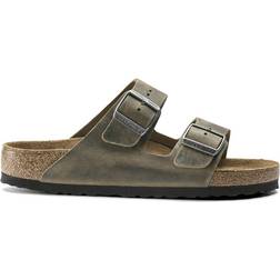 Birkenstock Arizona Soft Footbed Oiled Leather - Faded Khaki