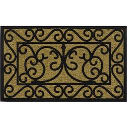 JVL Non-Slip Black, Brown 45x75cm
