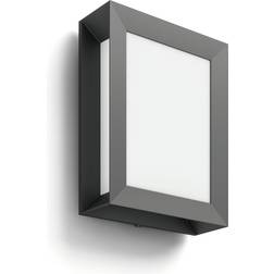 Philips myGarden Karp Anthracite Wall Flush Light 8.8cm