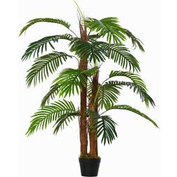 OutSunny Palm Green Artificial Plant