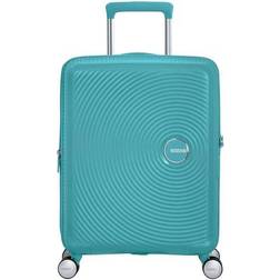 American Tourister Soundbox Spinner Expandable 55cm - Turquoise Tonic