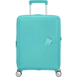 American Tourister Soundbox Spinner Expandable 55cm - Poolside Blue