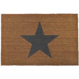 Garden Trading Star Doormat, Large-Coir Natural 60x90cm
