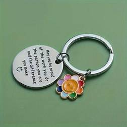 Shein Stainless Steel Engraved Thank You Keychain - Mentor