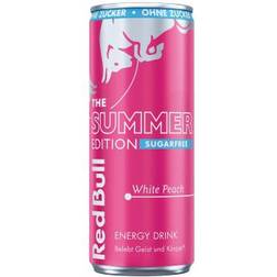 Red Bull Energy Drink Summer Edition White Peach Sugarfree 250ml