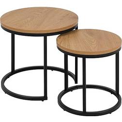 Living Home Spencer Oak Satsbord 45x45cm 2st