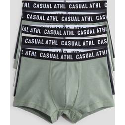 H&M 5er-Pack Trunks - Khakigrün/Dunkelgrau