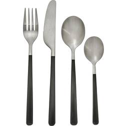 IKEA Löftesrik Bestick 24 Delar Svart/Rostfritt Stål Satin Bestickset