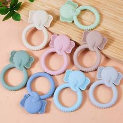 Shein Cute Elephant Silicone Baby Teether