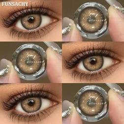 Shein Funsachy Brown Contact Lenses 14.5mm Natural Soft
