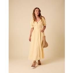 Nobody's Child Butter Yellow Flossie Midi Dress