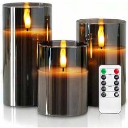 Shein Flameless With Upgraded Teardrop Wick LED Candle