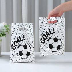 Shein Football Theme Plastic Tote Bags 10/25/50 Pcs
