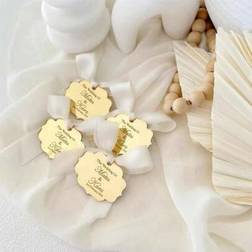 Shein Gold Custom Acrylic Mirror Tags
