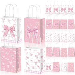 Shein Pink Bow Theme Party Decoration Gift Bags 12pcs
