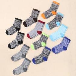 Shein Kids Crew Socks - Gray Color Block