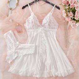 Shein Lace Sexy Lingerie Set For Women - 2pcs