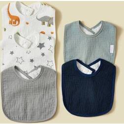 Shein 100% Cotton Baby U-Shaped Bibs 5pcs