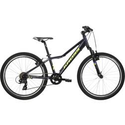 Kross Barncykel Hexagon Jr 1.0 Navy Blue Yellow 24 Barncykel