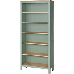 IKEA HEMNES Gray Green/Tinted Light Brown Bokhylla 197cm