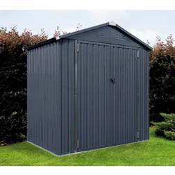 Westmann Stahl Gerätehaus Minor 64 119x183x196 cm Anthrazit (Gebäudefläche )