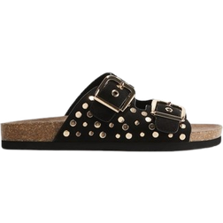 H&M Studded Sandals - Black/Gold