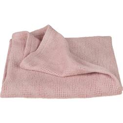 Roba Cotton Baby Blanket Pink 80cm W X 80cm L