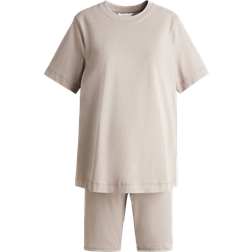 H&M Brun MAMA 2-del Sæt I Bomuld Size M