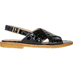 Angulus Classic Cross - Black Croco