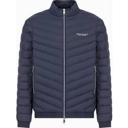 Armani Exchange Double Faced Padded Jacket - Navy Blue