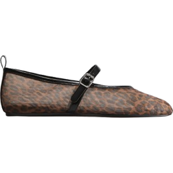 H&M Mesh Mary Jane - Brown/Leopard Print