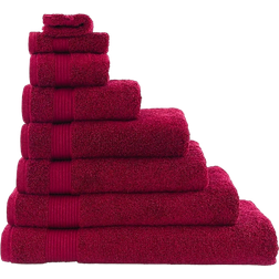 Dunelm Egyptian Cotton Guest Towel Red (90x50cm)