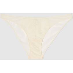 Understatement Lace Mesh Bikini Briefs - Cream