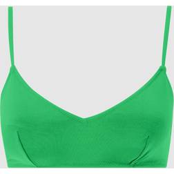 Understatement Strappy Scoop Bikini Top - Kelly Green