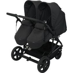 Basson Baby Duo Twin Klapvogn Antracit