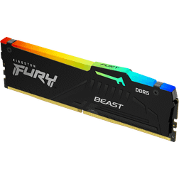 Kingston Fury Beast RGB Black DDR5 6000MHz 16GB ECC (KF560C30BBA-16)