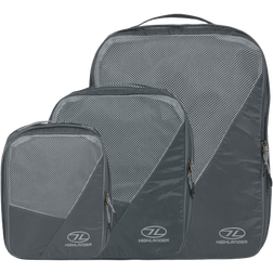Highlander Compakta Packing Cubes 3 stk. - Grey