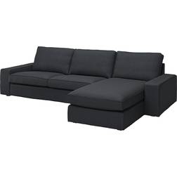 IKEA KIVIK 4-pers Med Chaiselong Tresund Antracit Sofa