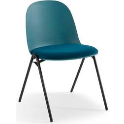 Dunelm Burton Teal Kitchen Chair 78cm