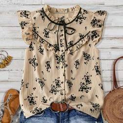 Shein Plus Size Women Woven Casual Summer Blouse