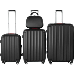 tectake Pucci Set of 4 - Black