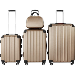 tectake Pucci Set of 4 - Champagne