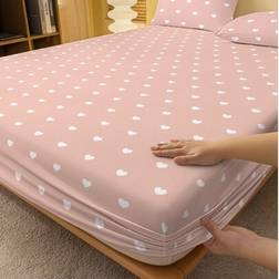 Shein 1pc Fitted Sheet Cartoon Bed Sheet