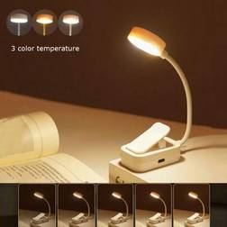 Shein Mini 4 LED Rechargeable Clip Book Light Table Lamp