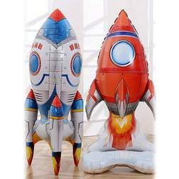 Shein Space Themed Rocket Foil Balloons