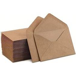 Shein 100 Pcs Kraft Mini Envelopes And Cards
