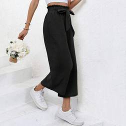 Shein Hose Mit Papiertasche-Taille - Gürtel