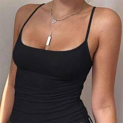 Shein Casual Versatile Solid Color Slim Fit Camisole